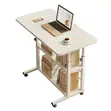 Height-Adjustable Double Shelve Laptop Table - 2