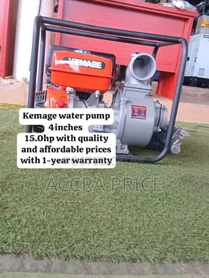 Kemage Gasoline Water Pump - 15 HP Heavy Duty