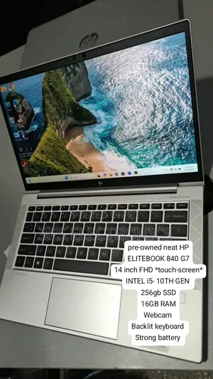 HP EliteBook 840 G7 Laptop - 16GB RAM, 256GB SSD