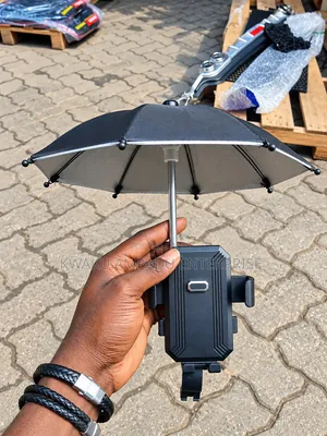 Universal Motorcycle/Bicycle Umbrella Phone Holder