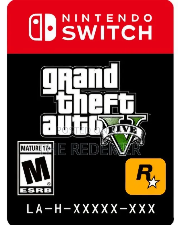 GTA V for Nintendo Switch (Jailbreak Version) - 1