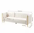 Brand New American Leather Tuxedo Arm Sofa - 3