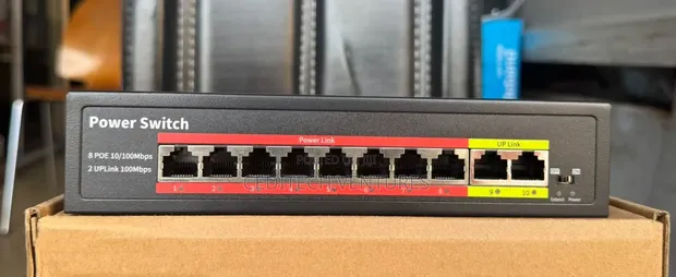 8-Port 10/100Mbps PoE Network Switch - 1
