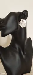 Frosted Flower Luxury Earrings - 2