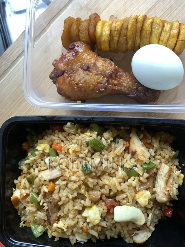 Food and Pastries - Fried Rice, Jollof, Soups & Buns - 1