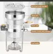 IMACONE 7QT Stainless Steel Chafing Dish Soup Pot - 2