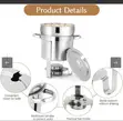 IMACONE 7QT Stainless Steel Chafing Dish Soup Pot - 3