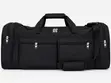 Durable Black Duffle Travel Bag - 2