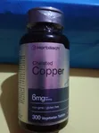 Chelated Copper Supplement 6mg | 300 Tablets - 2