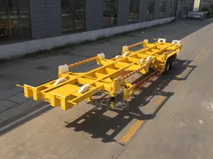 20/40ft 3-Axle Skeleton Container Chassis Trailer
