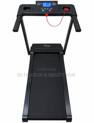 Foldable Electric Treadmill with LED Console