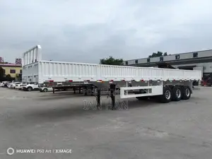 Stake Drop-Side Sidewall Transport Truck Semi-Trailer