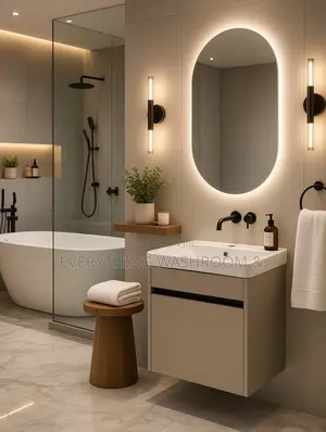 Cabinet Basin with LED Mirror (40cm)