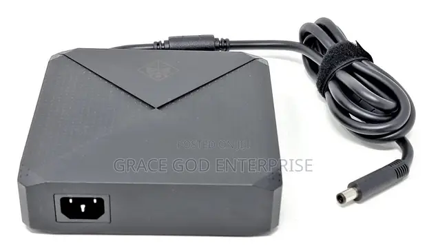 Original Home Used HP Omen 330W Big Pin Adapter - 1
