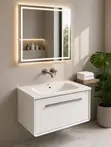 Cabinet Basin with LED Light (80cm) - 1