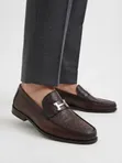 Authentic Hermes Leather Loafers - 5