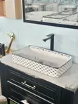 100cm Standing Cabinet Basin with Mirror - 3