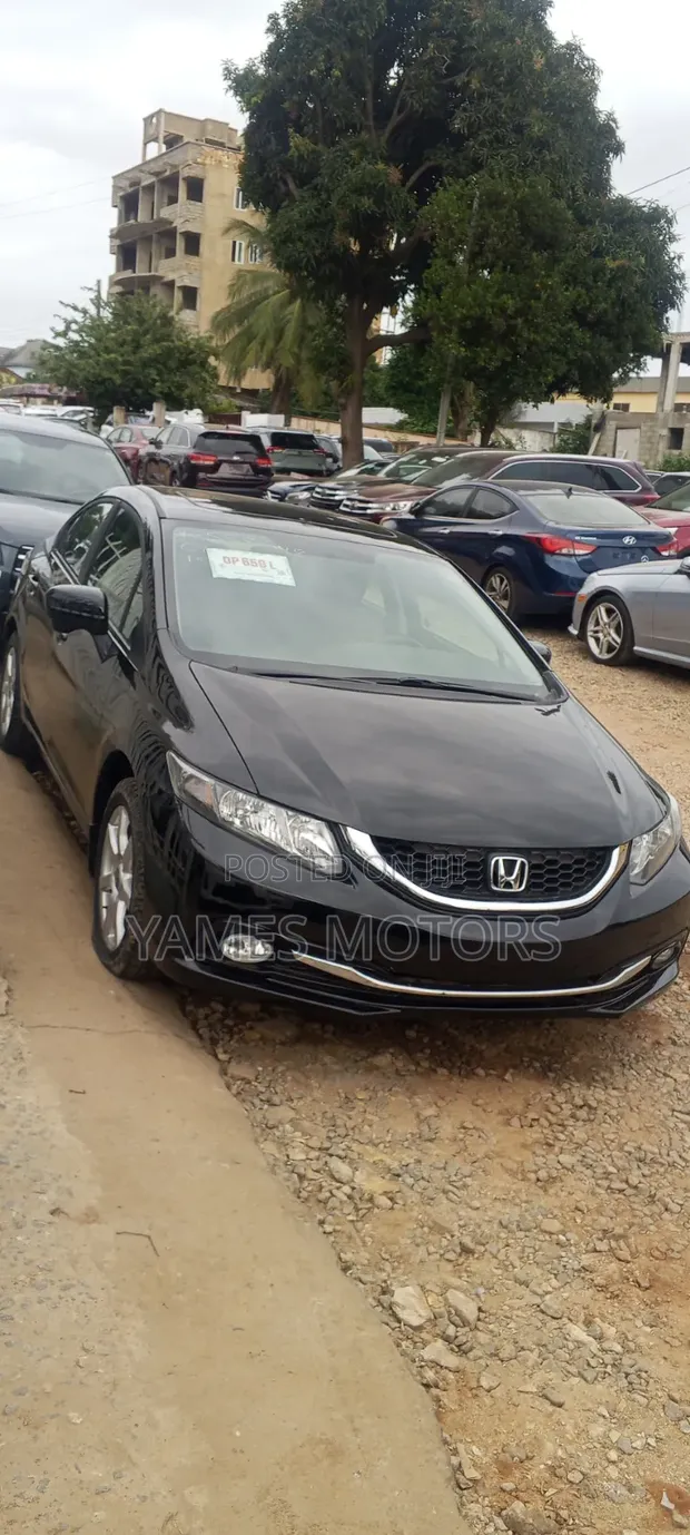 Honda Civic 2015 Black - 1
