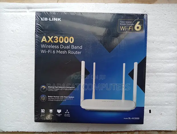 LB-Link AX3000 Wireless Dual Band WiFi 6 Mesh Router - 1