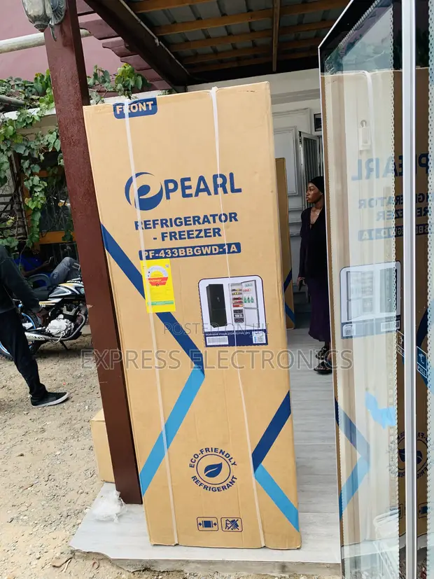 Pearl 309L Double Door Fridge (PF-433 Bottom-Freezer) - 1