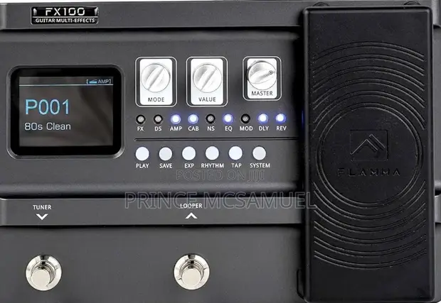 FLAMMA FX100 Guitar Multi-Effects Pedal - 1