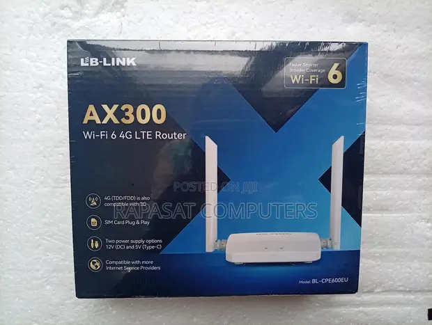 LB-Link AX300 WiFi 6 4G LTE Router BL-CPE600EU - 1