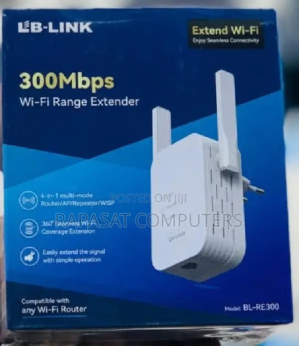 LB-Link BL-RE300 300Mbps Wi-Fi 6 Range Extender - 1
