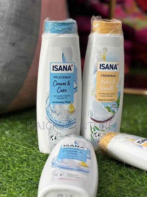 ISANA Bath Care 750ml - Almond Oil, Coconut Vanilla - 1