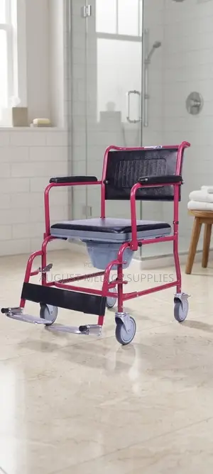 Commode Chair with Wheels