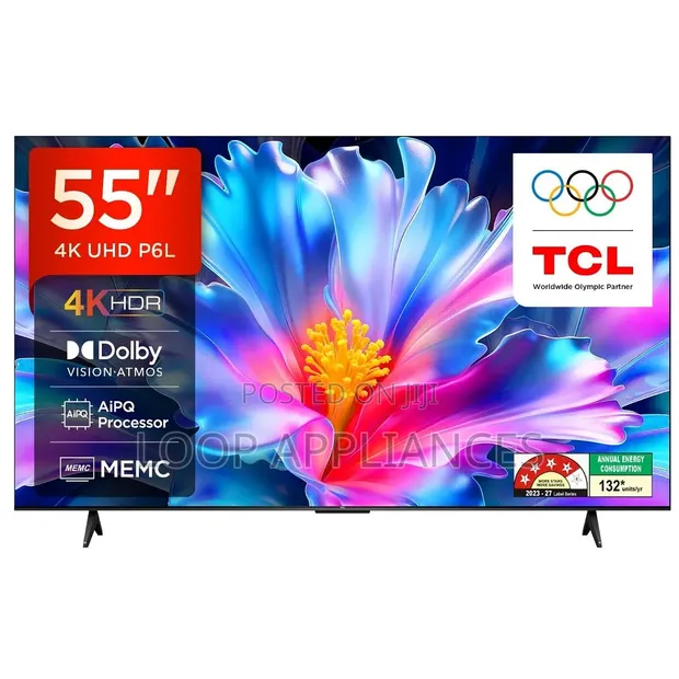 TCL 55 Inch Smart UHD 4K Google TV 55P6L - 1