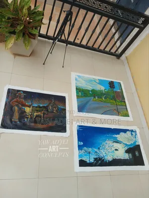 Handmade Original Acrylic Painting on Canvas