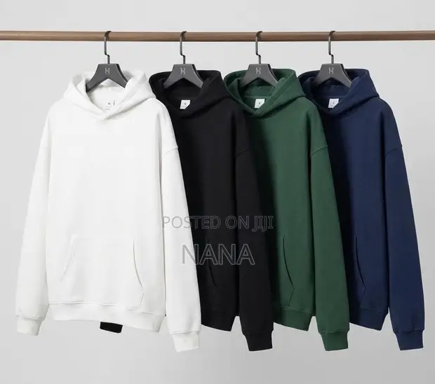 100K Plain Hoodies - Thick Quality Cotton - 1
