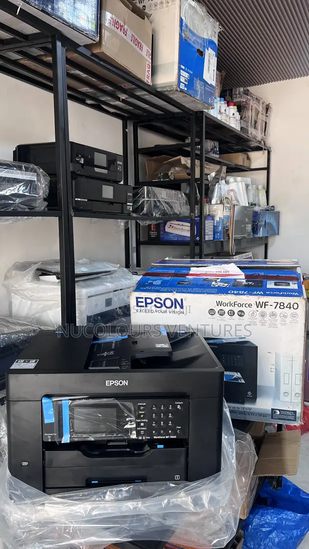 New Epson WF-7840 Printer with CISS Tank - 1