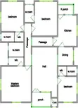 4 Bedroom Modern House Plan - 2
