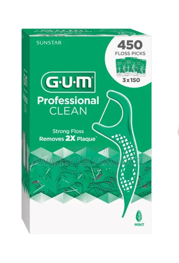 Sunstar GUM Professional Clean Floss Picks - 450 Pack - 1