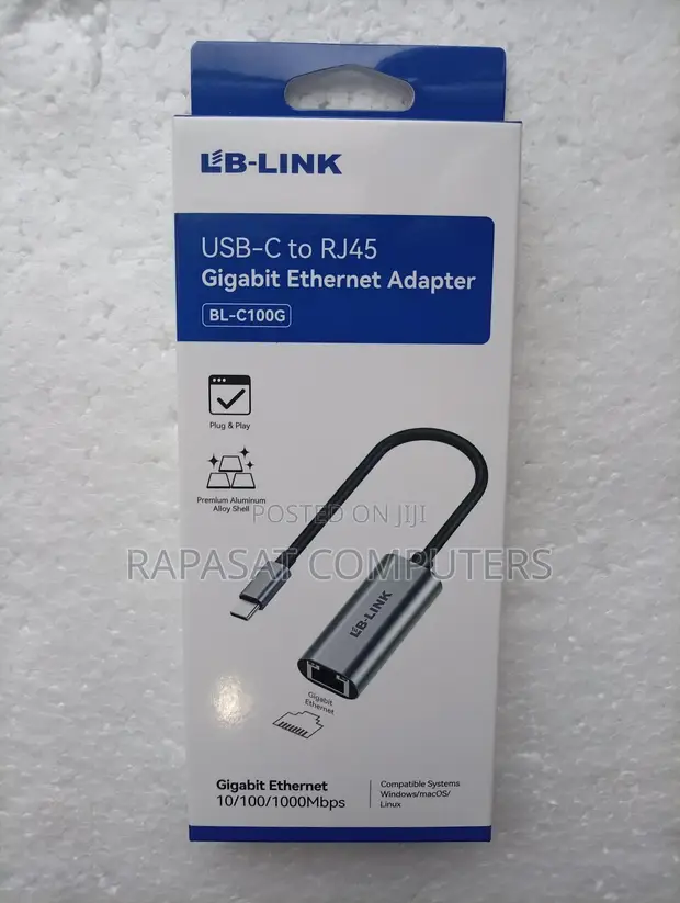 LB-LINK BL-C100G2 USB-C to 2.5Gbps Ethernet Adapter - 1