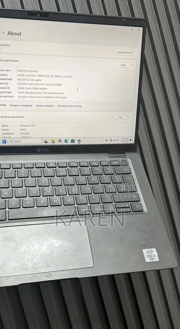 Dell Latitude 7410 Laptop - 16GB RAM, Intel Core i7, 256GB HDD - 1