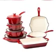 Brand New Enamel Cast Iron Cookware Set - 1