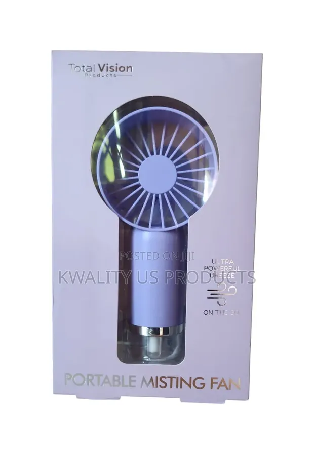 Total Vision Portable Misting Fan - USB Rechargeable - 1