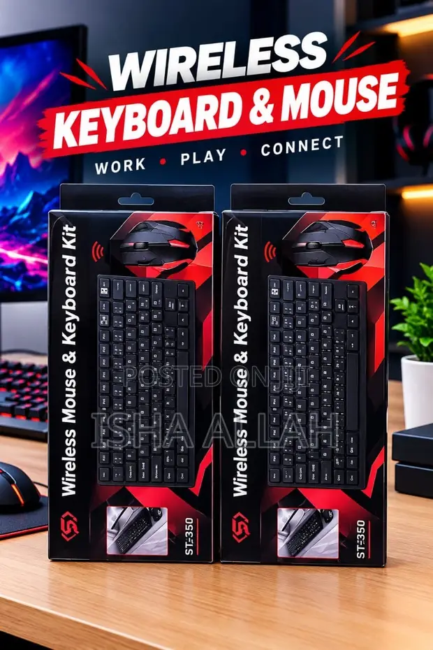 SwiftType Wireless Keyboard Mouse Combo - 1