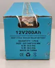 Brand New 12V 200Ah Deep Cycle Gel Battery - 1