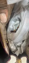 Luxury Quilted Ladies Handbag - Wine - 4