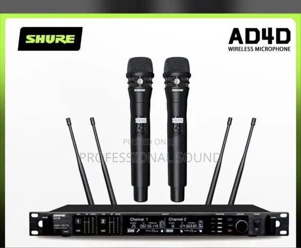 Shure AD4D Axient Digital Dual-Channel Wireless Receiver - 1