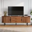 70" Modern TV Stand with Sliding Door - 4