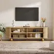 TV Stand with Sliding Door and Storage up to 78" - 2