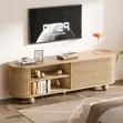 TV Stand with Sliding Door and Storage up to 78" - 4