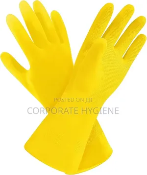 Reusable Rubber Gloves - Yellow