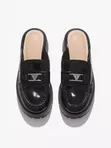 Classic Guess Half Shoes - Black Leather - 1