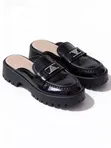 Classic Guess Half Shoes - Black Leather - 3