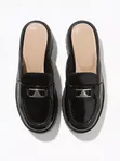 Classic Guess Half Shoes - Black Leather - 4